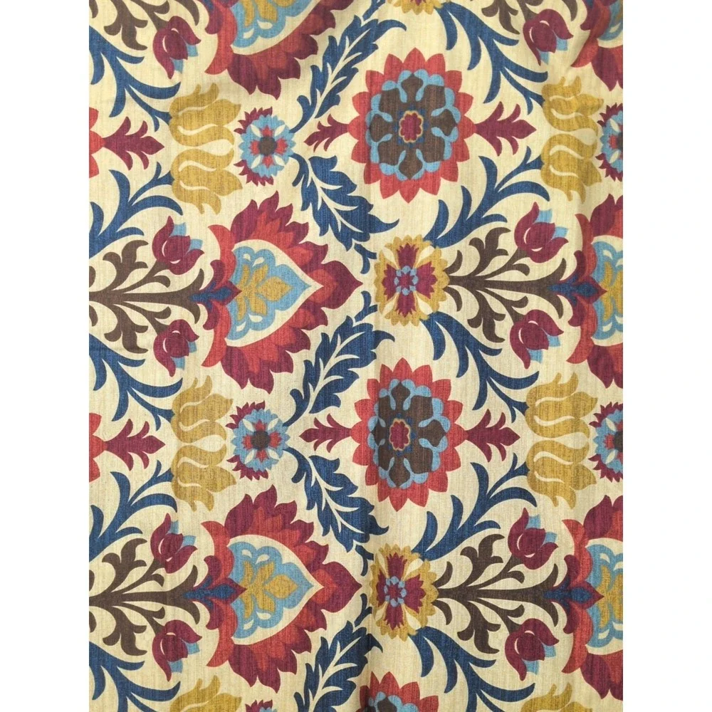 Waverly Santa Maria Desert Flower Damask Upholstery 2 Yards Decorator Fabric